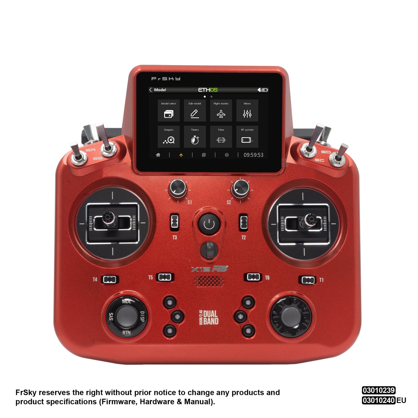 FrSky Tandem X18RS 900MHz/2.4GHz Dual Band 24-Channel Transmitter