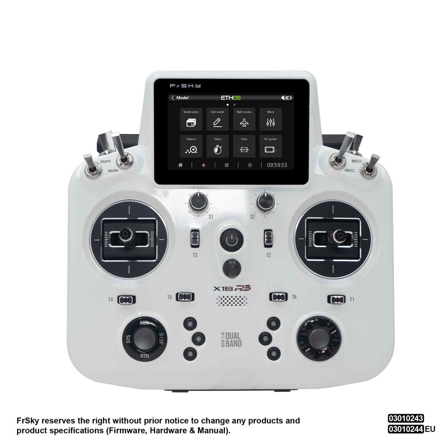 FrSky Tandem X18RS 900MHz/2.4GHz Dual Band 24-Channel Transmitter