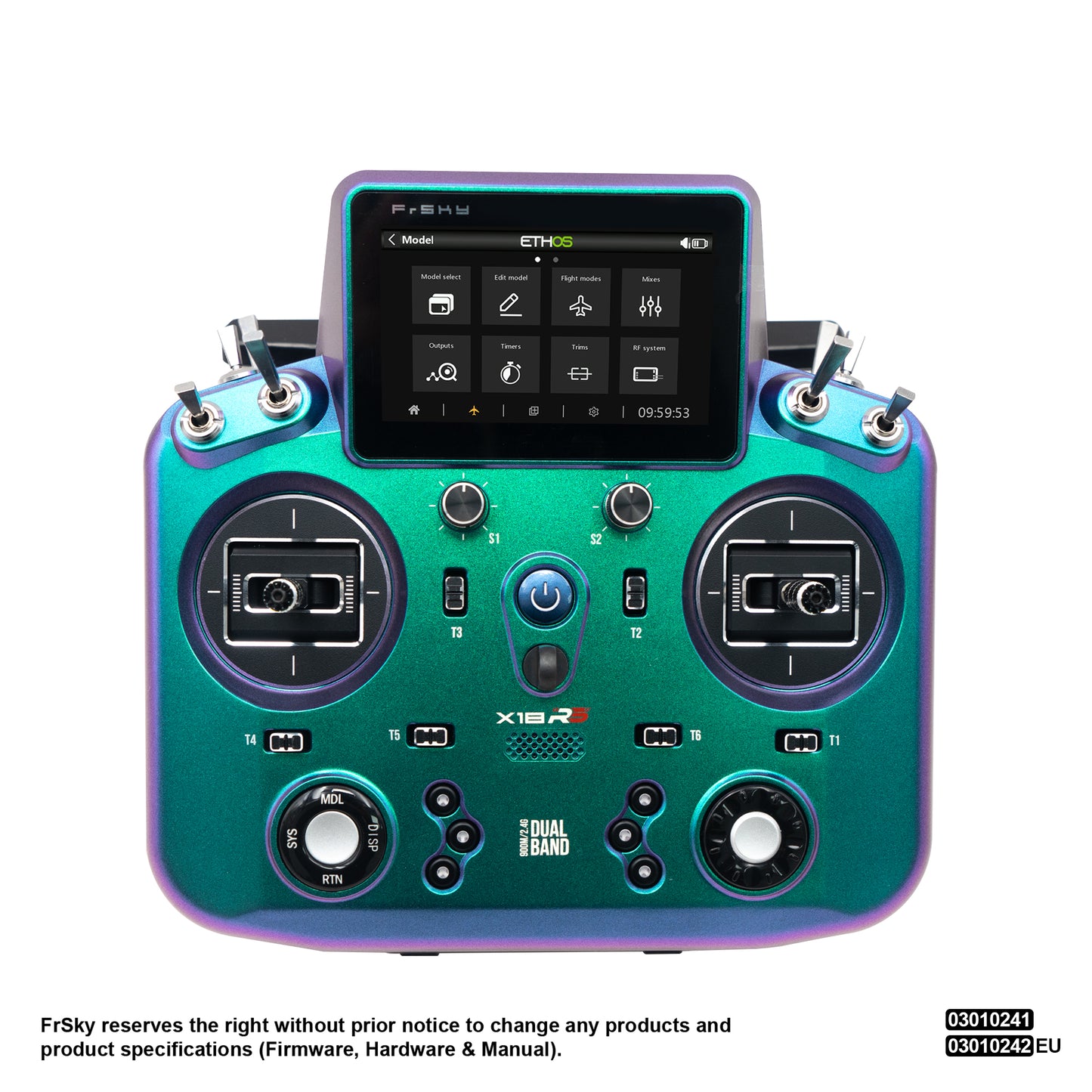 FrSky Tandem X18RS 900MHz/2.4GHz Dual Band 24-Channel Transmitter