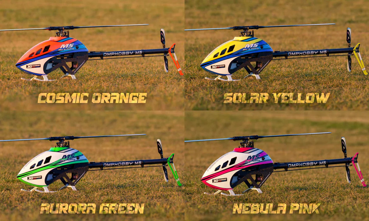 OMP Hobby M6 RC Helicopter Kit (with RotorTech main and tail blades)