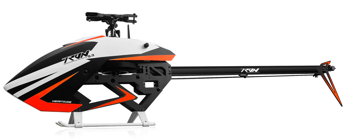 Tron 5.8 Helicopter Kit Neon Orange / Black