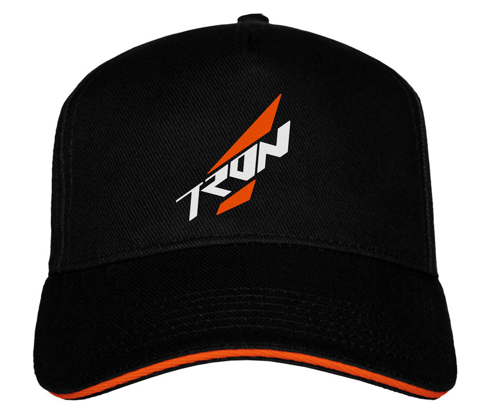 Tron Flexfit Cap – White Logo 3D Stitch