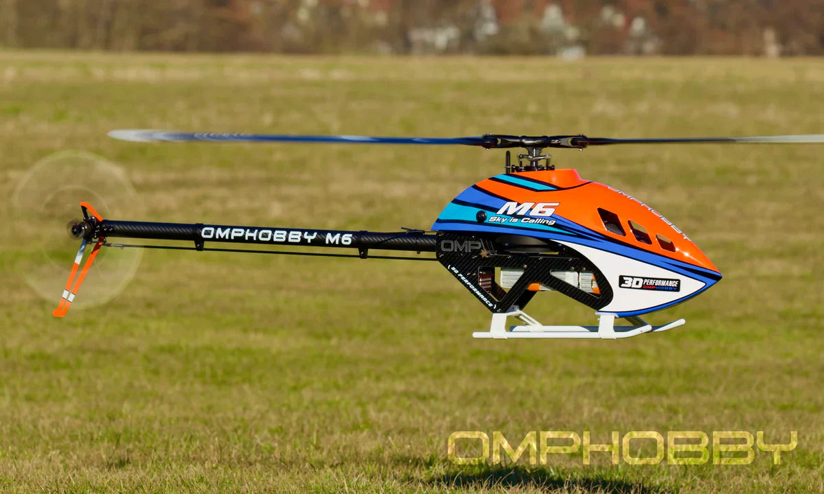 OMP Hobby M6 RC Helicopter Kit (with RotorTech main and tail blades)