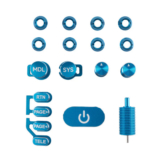 TX16S MK3 CNC Anodized Aluminium Switch Set - Blue