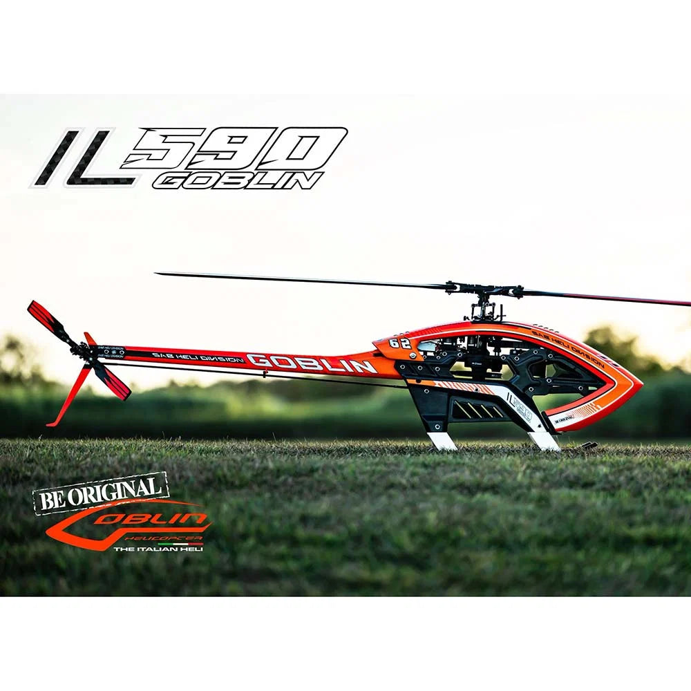 SAB ilGoblin PRO 590 Orange (with main and tail blades)