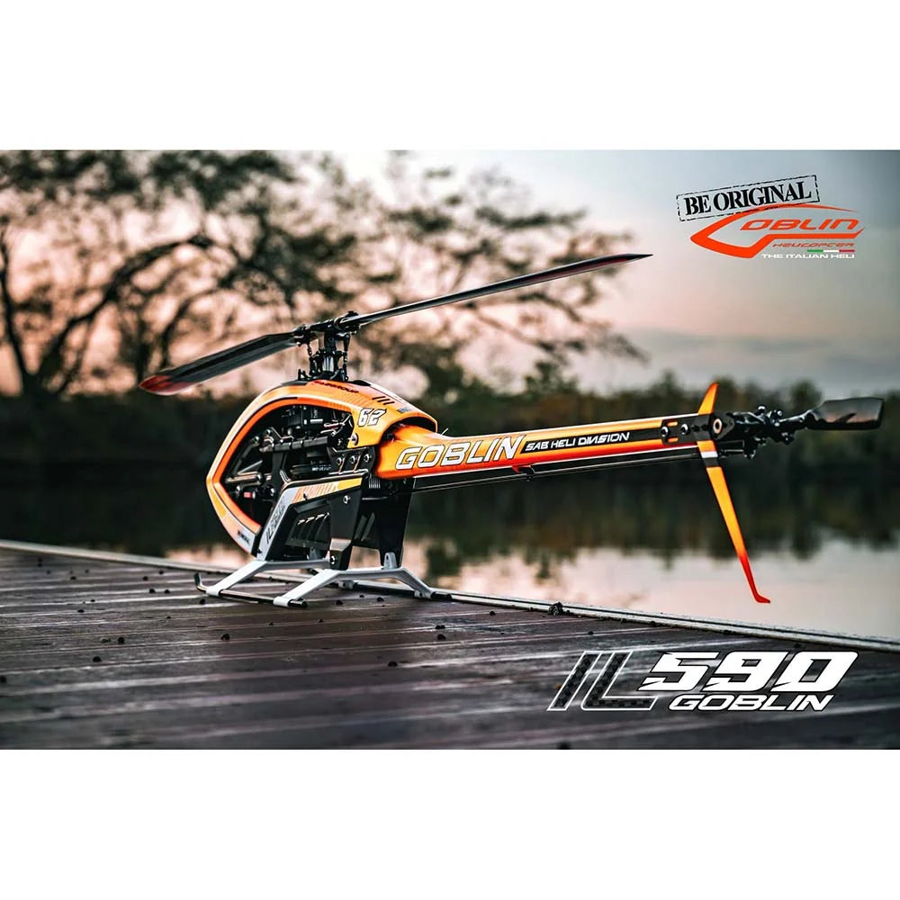 SAB ilGoblin PRO 590 Orange (with main and tail blades)