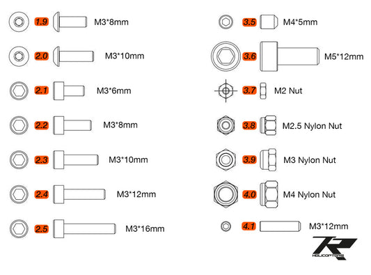 Screw and nut set 2