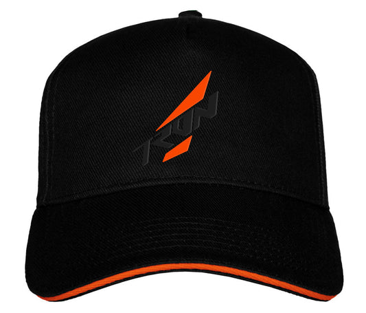 Tron Flexfit Cap – Black Logo 3D Stitch
